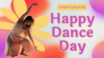 Abstract International Happy Dance Day