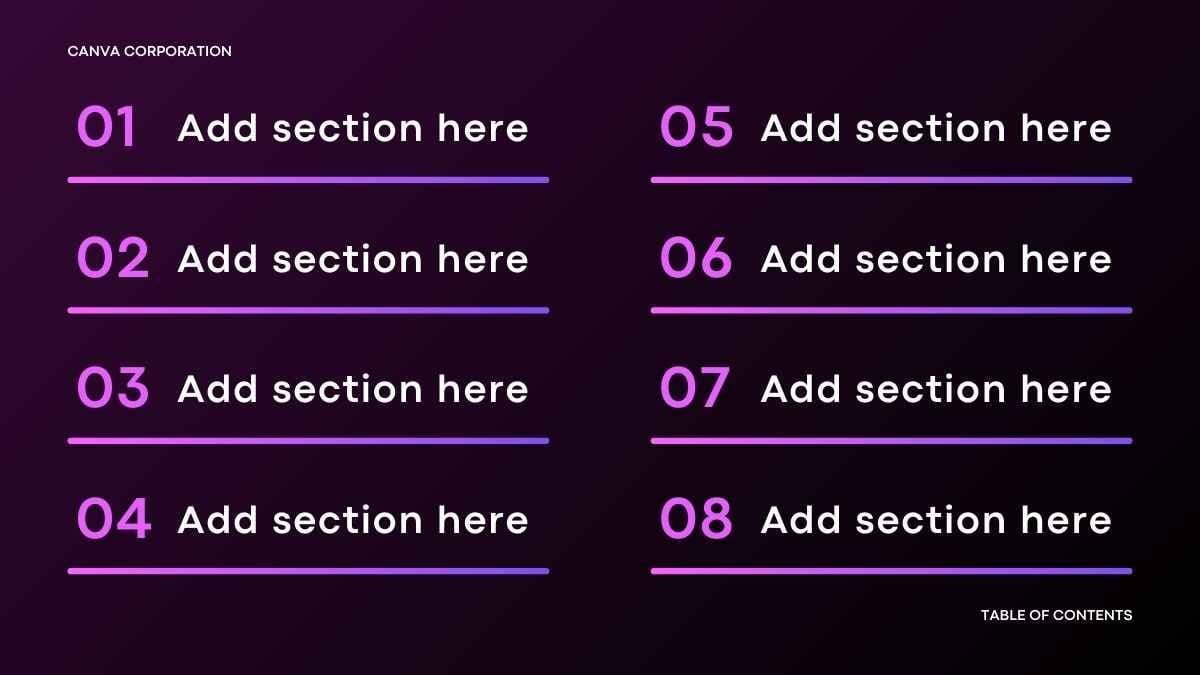 Violet Abstract Neon Yearly Sales Plan - slide 3