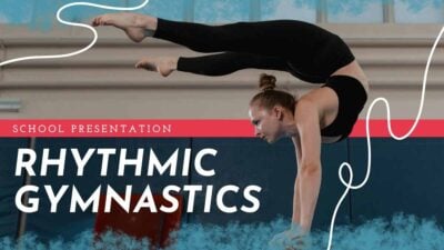 Abstract Rhythmic Gymnastics School Slides