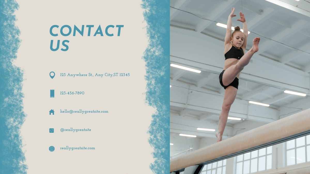 Abstract Rhythmic Gymnastics School Slides - slide 15