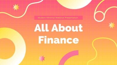 Slides Carnival Google Slides and PowerPoint Template Aesthetic All About Finance Webinar 1