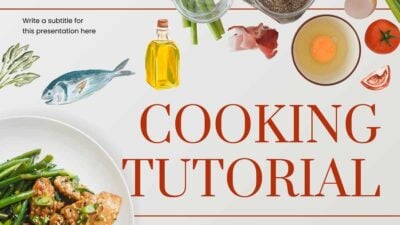 Slide Tutorial Memasak Bergaya Estetik