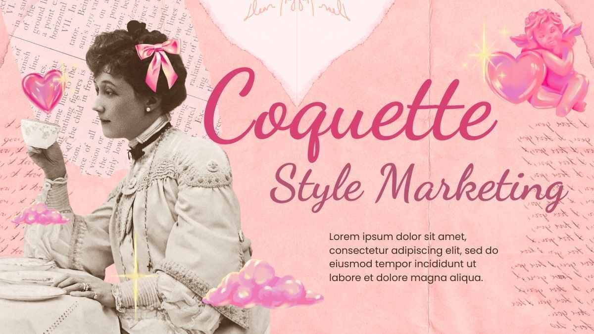 Aesthetic Coquette Style Marketing - slide 2