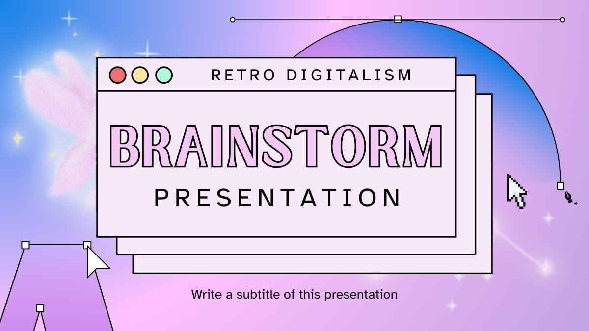 Plantillas de Lluvia de Ideas para un Digitalismo Estético - diapositiva 1