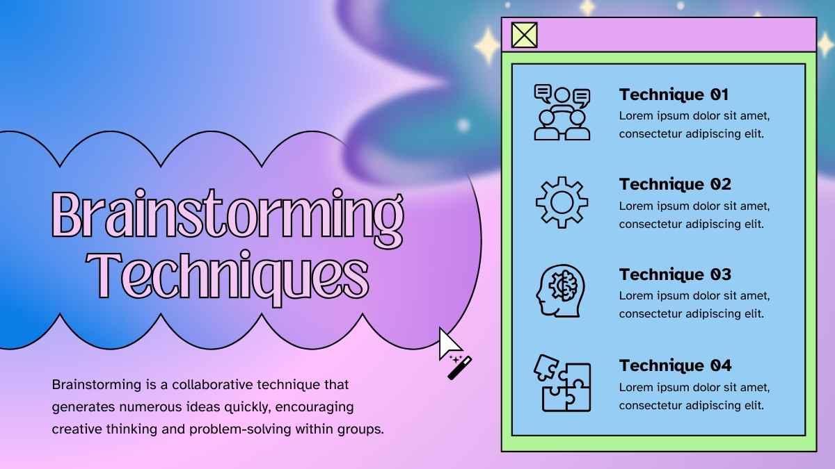 Plantillas de Lluvia de Ideas para un Digitalismo Estético - diapositiva 6