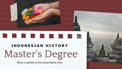 Slides Carnival Google Slides and PowerPoint Template Aesthetic Indonesian History Masters Degree 2