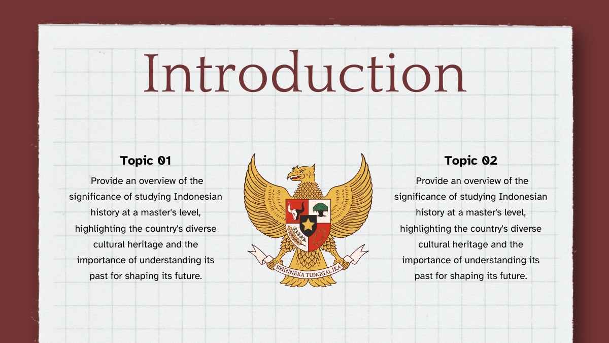 Aesthetic Indonesian History Master's Degree - slide 4