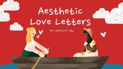 Aesthetic Love Letters for Valentine's Day Slides