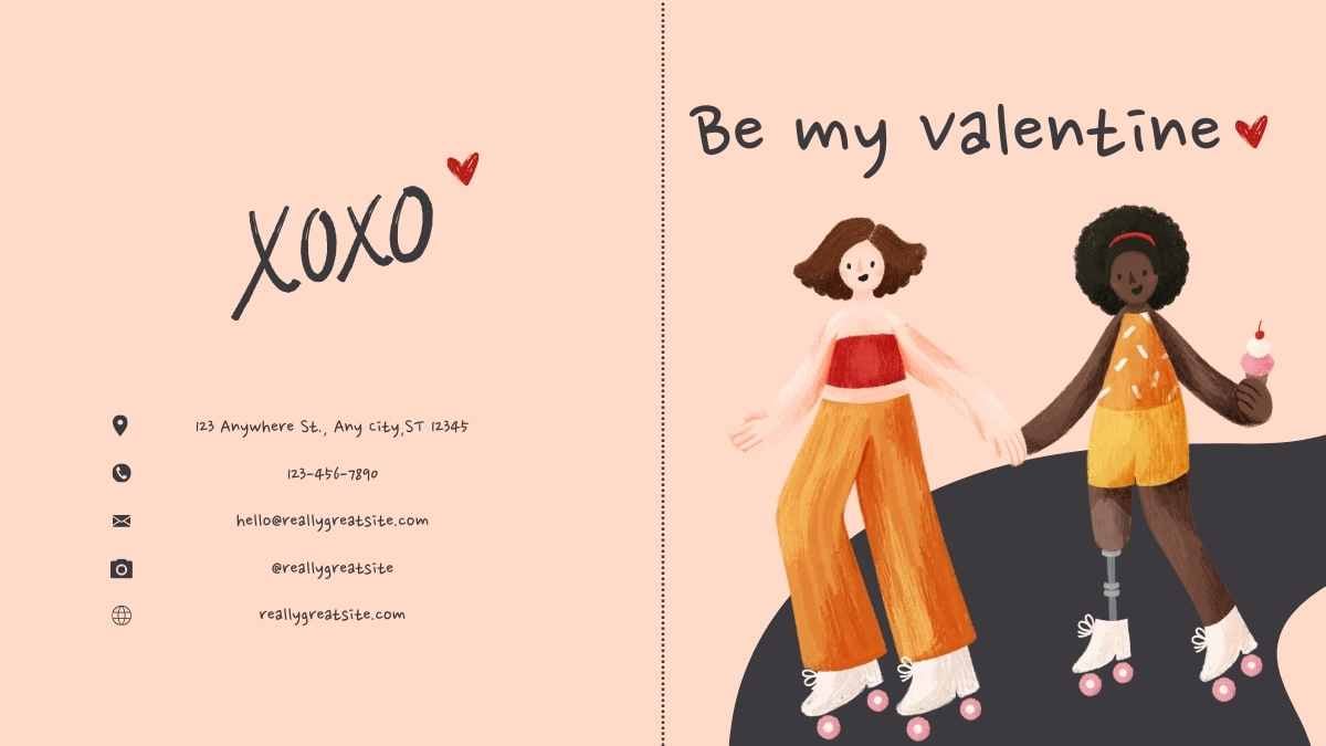 Cartas de Amor Estéticas para Plantillas del Día de San Valentín - diapositiva 12