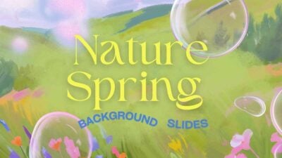 Aesthetic Nature Spring Background Slides