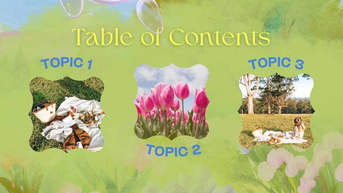 Aesthetic Nature Spring Background Slides - slide 2