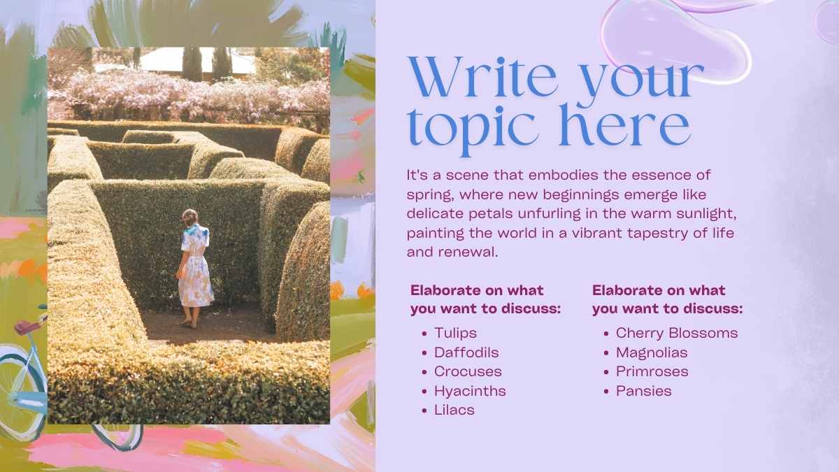 Aesthetic Nature Spring Background Slides - slide 6