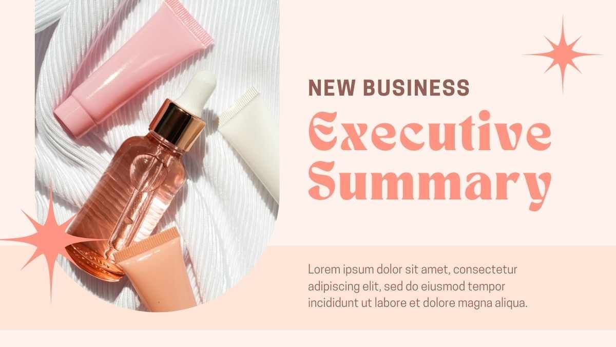 Aesthetic New Business Executive Summary Slides - slide 2