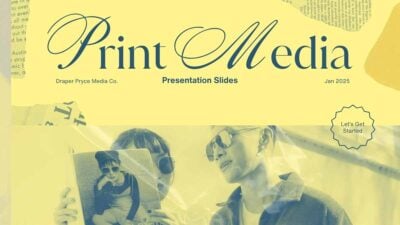 Aesthetic Print Media Slides