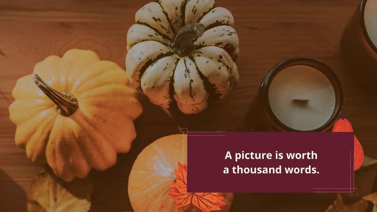 Aesthetic Pumpkin Autumn Background Slides - slide 10