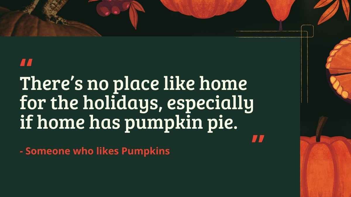 Aesthetic Pumpkin Autumn Background Slides - slide 12