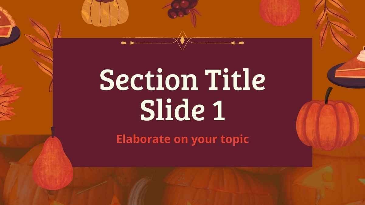 Aesthetic Pumpkin Autumn Background Slides - slide 7