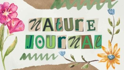 Aesthetic Scrapbook Nature Journal