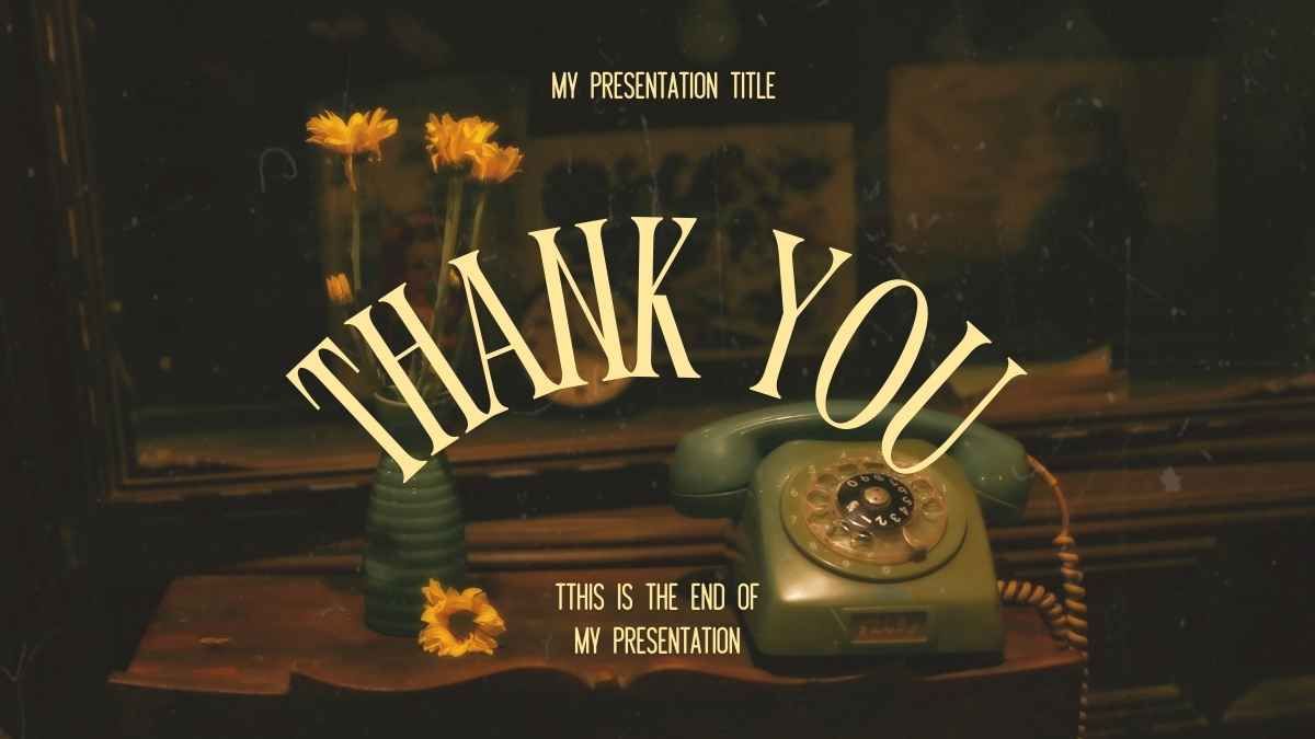 Aesthetic Thank You Background Slides - diapositiva 1