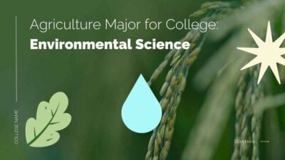 Carrera de Agricultura para la Universidad: Plantillas de Ciencia Ambiental