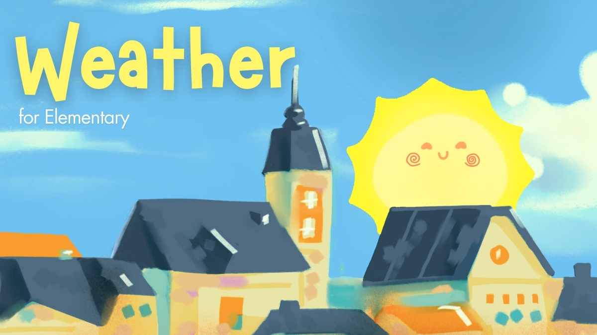 All About Weather Lesson for Elementary - slide 1