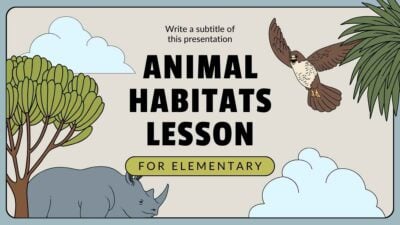 Animal Habitats Science Lesson for Elementary