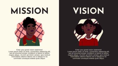 Animated Black History Month Report Template for Elementary Student