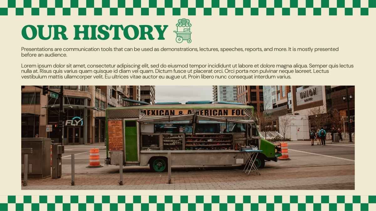 Animated Fast Food Truck Company Profile Slides - diapositiva 13