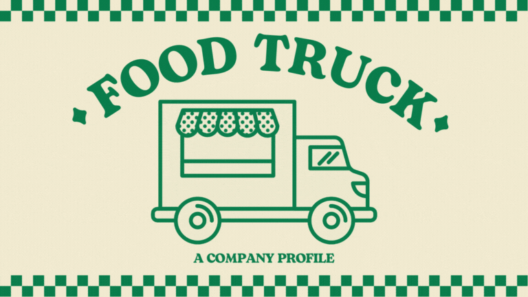 Animated Fast Food Truck Company Profile Slides - slide 2