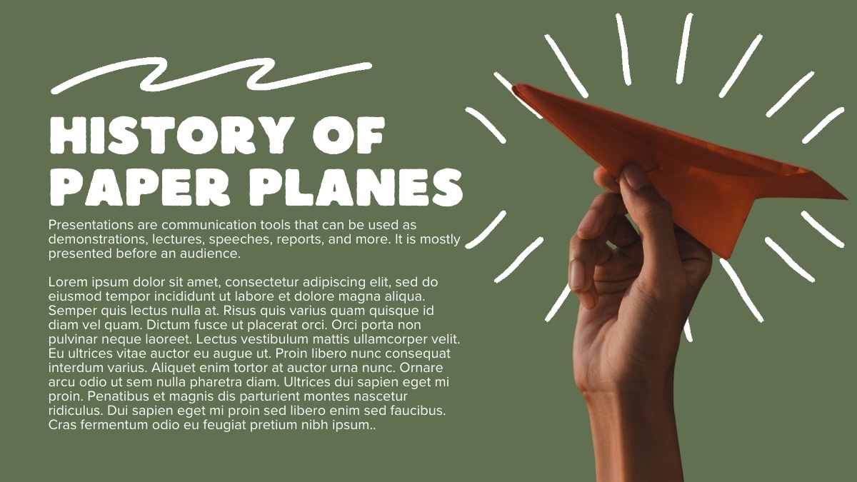 Animated Paper Airplanes Lesson for Kids Infographics - slide 8