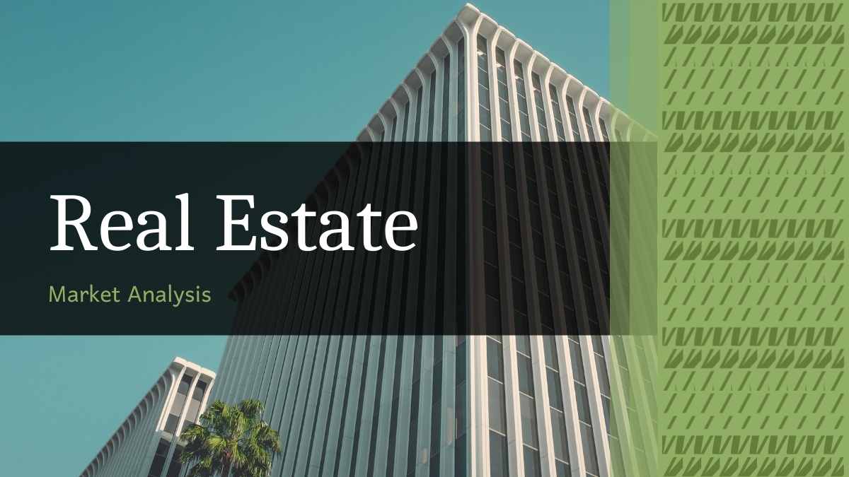 Modern Animated Real Estate Market Analysis Slides - slide 1