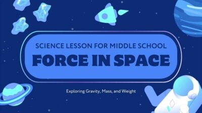 Animated Science Lesson for Middle School: Force in Space