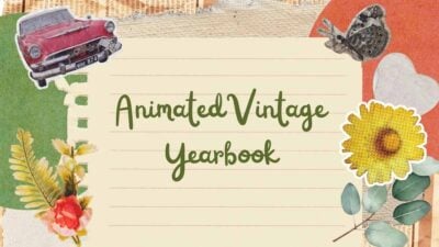 Animated Vintage Yearbook Slides