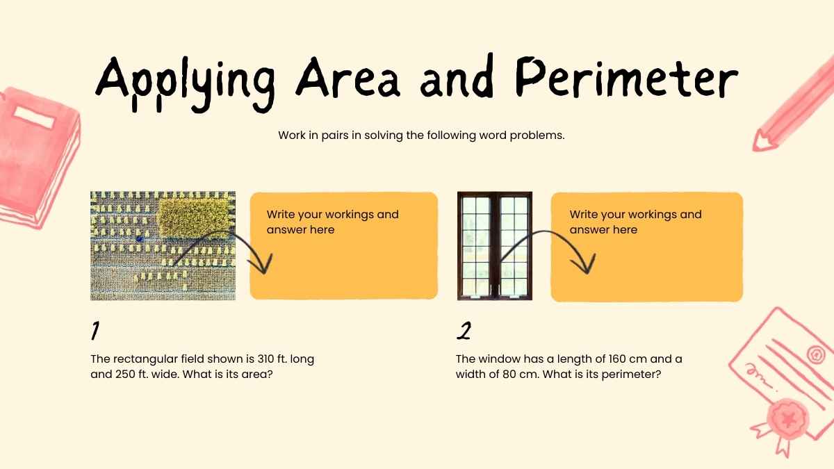 Area and Perimeter of Rectangles Lesson for High School - slide 14