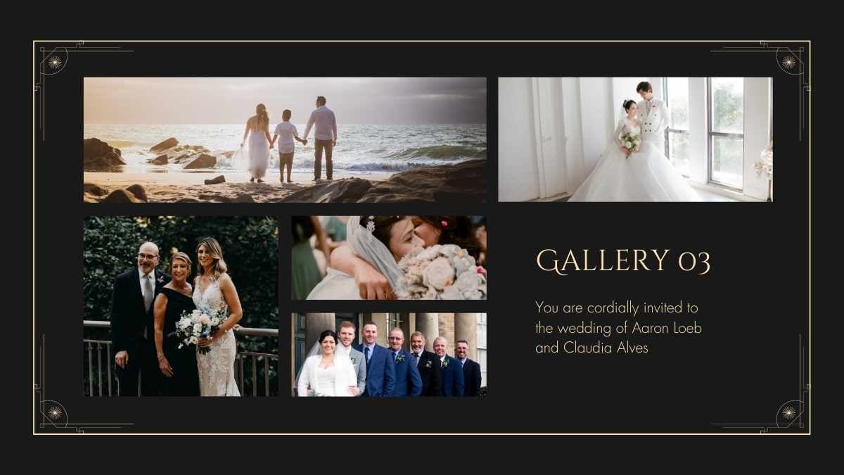 Art Deco Event Planning for Weddings Slides - slide 8