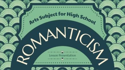 Art Nouveau Arts Subject for High School: Romanticism Slides