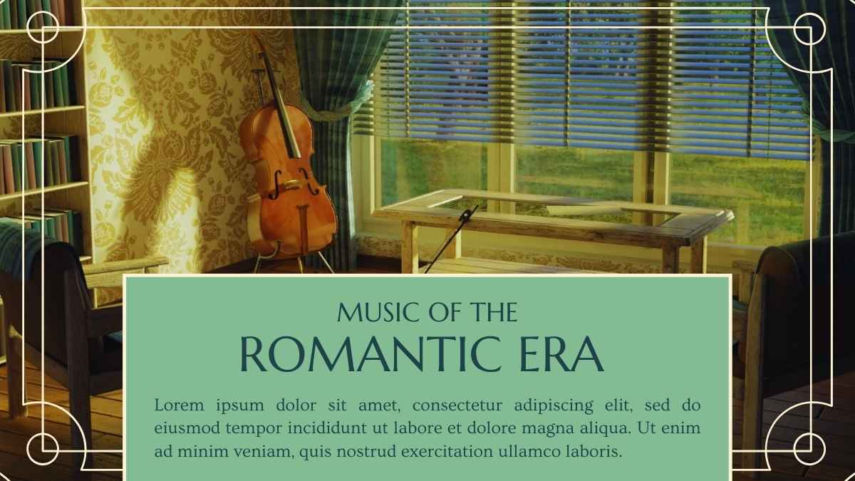 Art Nouveau Arts Subject for High School: Romanticism Slides - slide 12