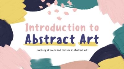 Artistic Introduction to Abstract Art Slides