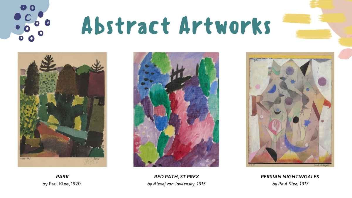 Artistic Introduction to Abstract Art Slides - slide 7