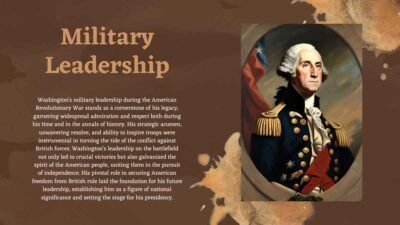 Artistic Presidency Of George Washington Biography Slides