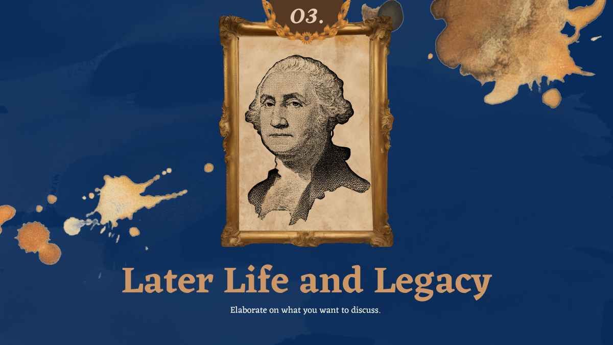 Artistic Presidency Of George Washington Biography Slides - diapositiva 12