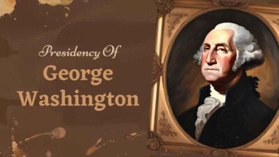 Slides Carnival Google Slides and PowerPoint Template Artistic Presidency Of George Washington Biography Slides 2