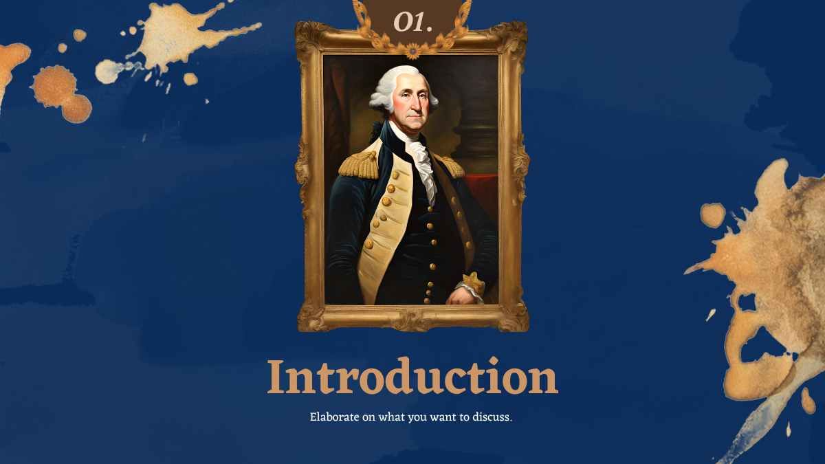 Artistic Presidency Of George Washington Biography Slides - diapositiva 2