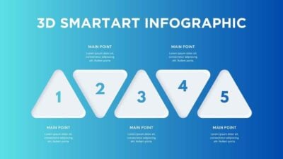 Basic 3D SmartArt Infographic