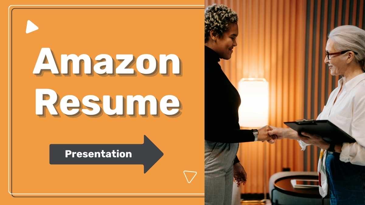 Basic Amazon Resume - slide 1