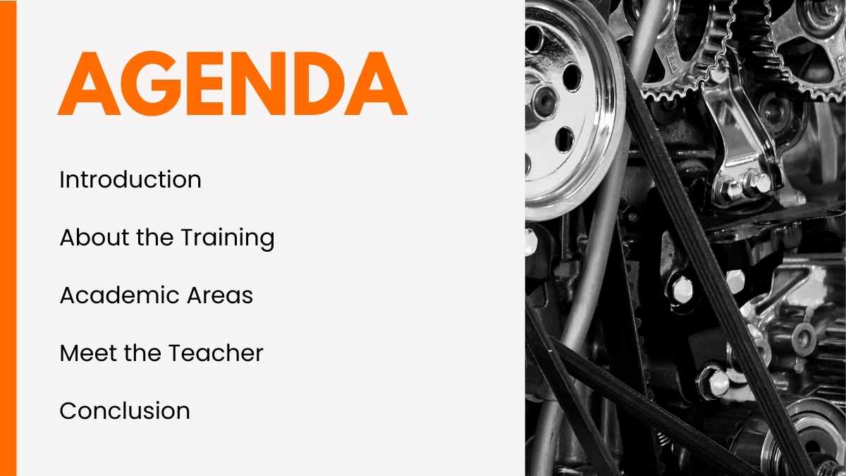 Basic Orange Automotive Training Center - slide 2