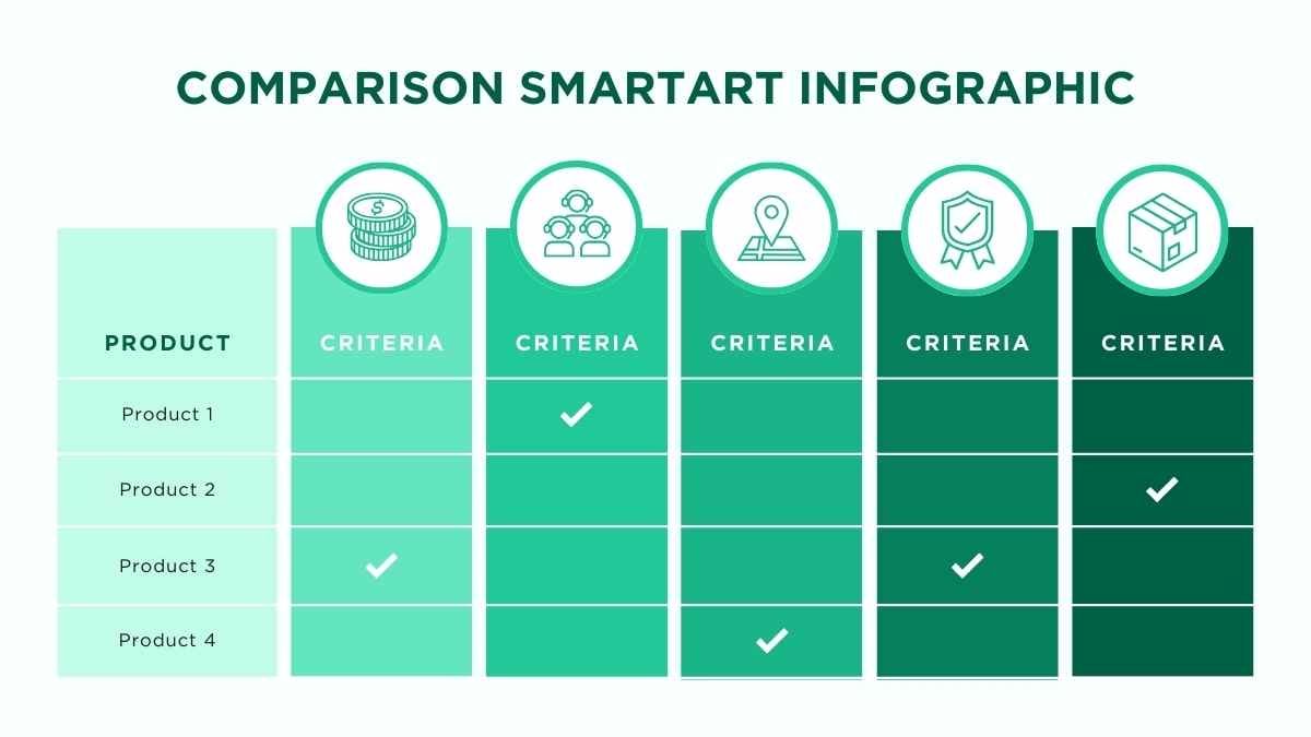 Basic Comparison SmartArt In Infographic - slide 2