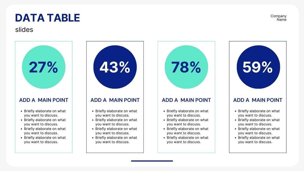 Basic Data Table Slides - slide 3