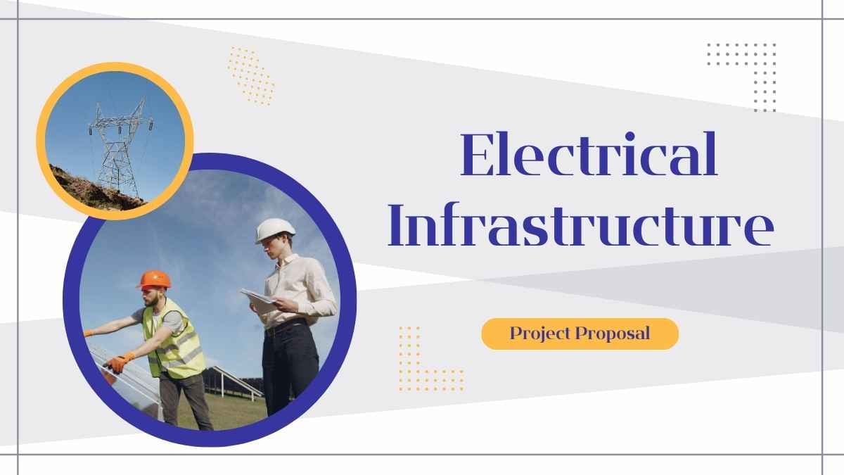 Basic Electrical Infrastructure Project Proposal - slide 1