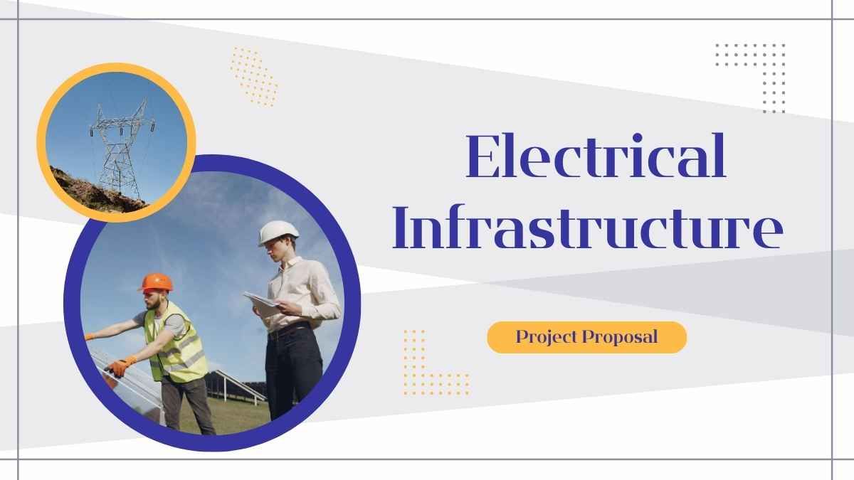 Basic Electrical Infrastructure Project Proposal - diapositiva 1